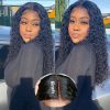 Curly Hair Lace Front Wig With 6 Inch Deep Parting