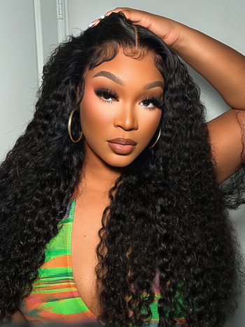 Glueless Curly Pre Bleached Knots Skin Melt 13x4 13x6 HD Lace Wigs | Real HD Wig