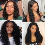 Deep Curly Wigs Pre Plucked 360 Frontal Wigs