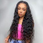 water wave wig 5x5 lace closure wig