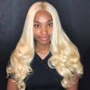 613 Blonde 4x4 Closure Body Wave Hair Wigs