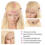 13x6 Lace Front Wig In Blonde Color