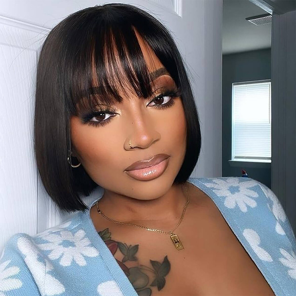 Bob Wig With Bangs