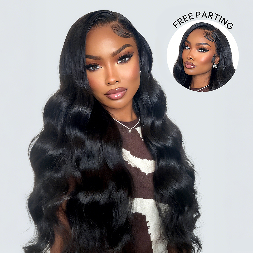 Amazon.com : 13x4 Full Frontal HD Lace Human Hair Wigs, 180