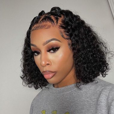 Clearance Sale | Curly Bob Wig 4x4 13x4 Lace Glueless Wig 150% Density