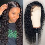 Curly Lace Wig With Pre Plucked Natural Hairline And Baby Hair