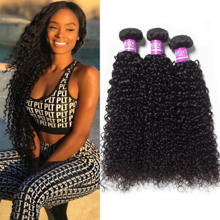 Indian jerry Curly Hair Indian Human Hair 3 Bundles MSCOCO Virgin Hair