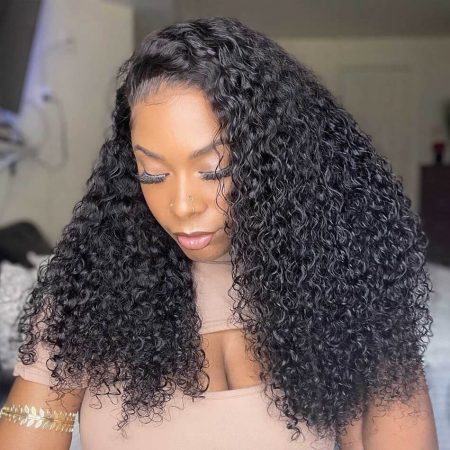 curly hair look full texture