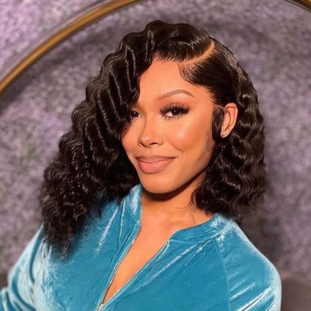 Loose Deep Wave Short Bob Wigs Natural Looking Short Wigs