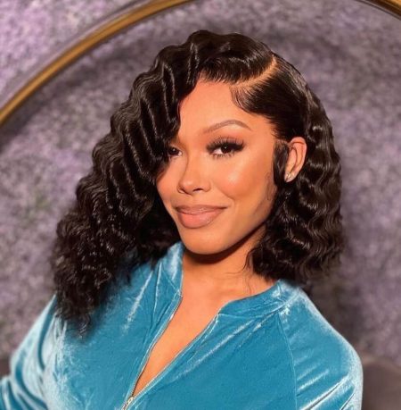 Loose Deep Wave Short Pixie Wig 13x4 Lace Wigs 180% Density
