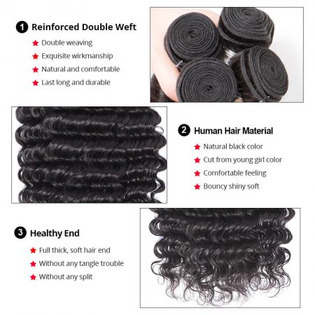 human hair deep curly hair