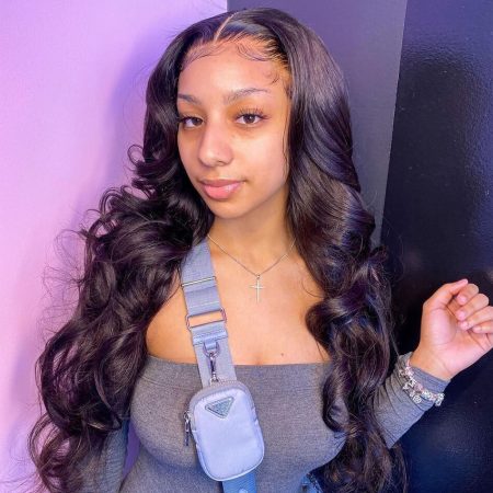 Body Wave Pre Plucked Lace Front Wigs