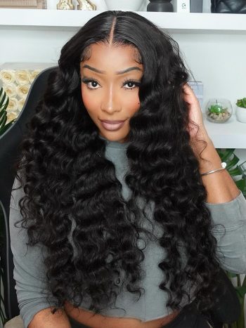 HD Lace Loose Deep Wave Wig 250% High Density 6x5 13x4 13x6 HD Lace Frontal Wig