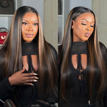 Highlight Wigs HD Lace Straight Hair Glueless Wigs 6x5 13x4 HD Lace Wigs