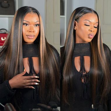 Highlight Wigs HD Lace Straight Hair Glueless Wigs 6x5 13x4 HD Lace Wigs