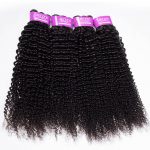 Brazilian Kinky Curly Hair 4 Bundles Extensions Best Virgin Human Hair Wholesale