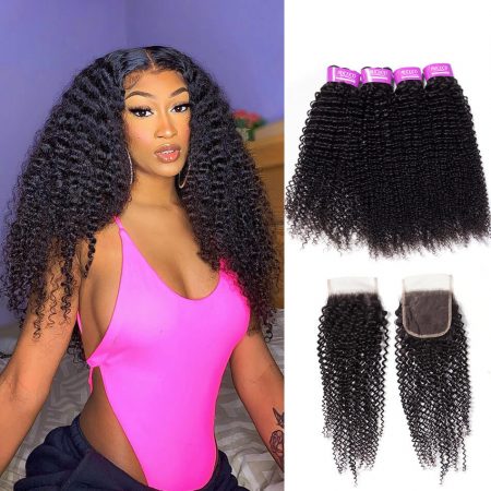 kinky curly bundle deals