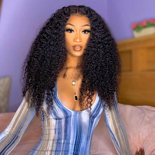 kinky curly hair