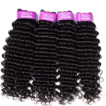 Brazilian Deep Wave Weave Hair 4 Bundles Virgin Human Hair Online