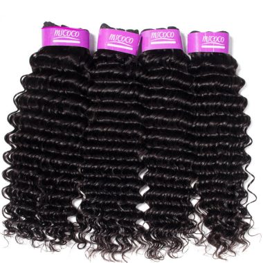 Brazilian Deep Wave Weave Hair 4 Bundles Virgin Human Hair Online