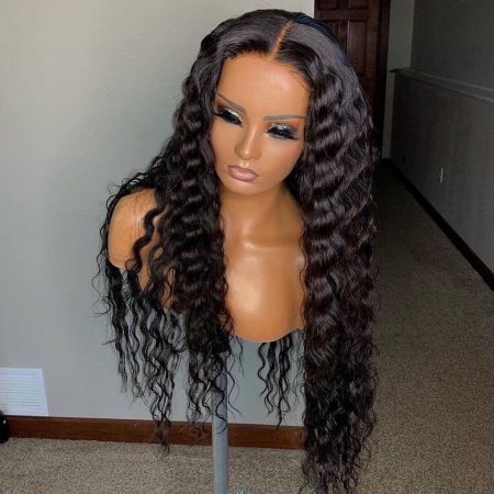 150% to 200% Density Affordable Pre Plucked Black Human Hair Wigs