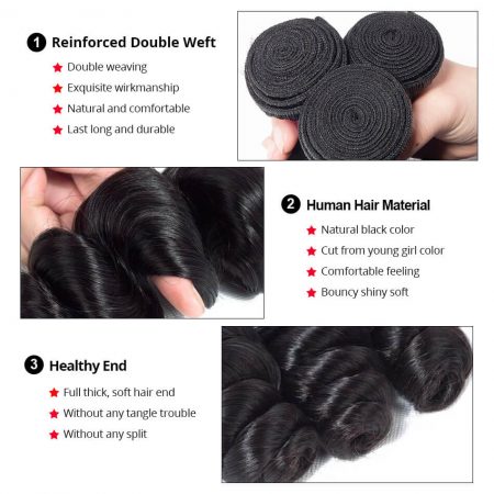 loose wave hair bundles