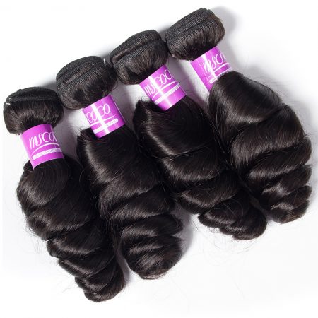 Brazilian Loose Wave Hair 4 Bundles Weave Virgin Human Hair Sale