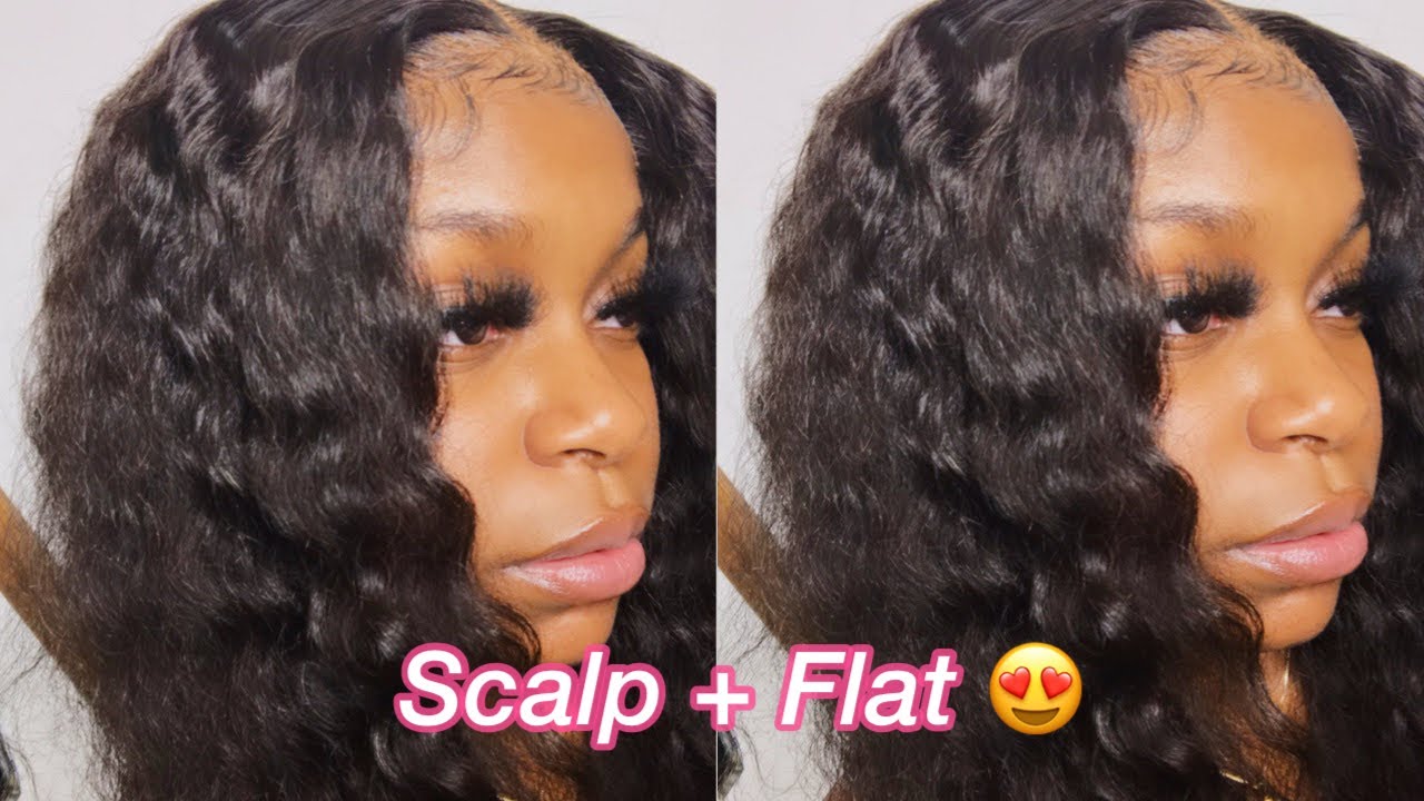 maxresdefault - Mscoco Hair deep wave closure wig scalp