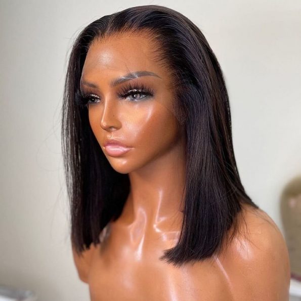 natural color bob wig