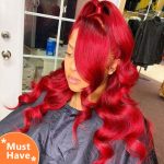Red Lace Wig