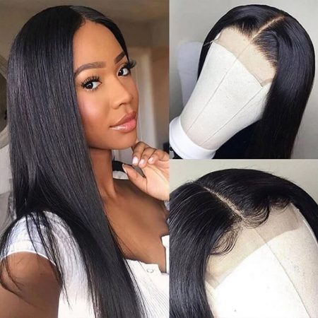 Human Hair Wigs Straight 6*6 Lace Real Hair Wigs