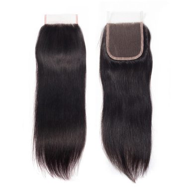 Mscoco Human Hair 5x5 Lace Closure Brazilian Straight Human Hair Lace Closure Free Part Swiss Lace 10 - 20 Inch