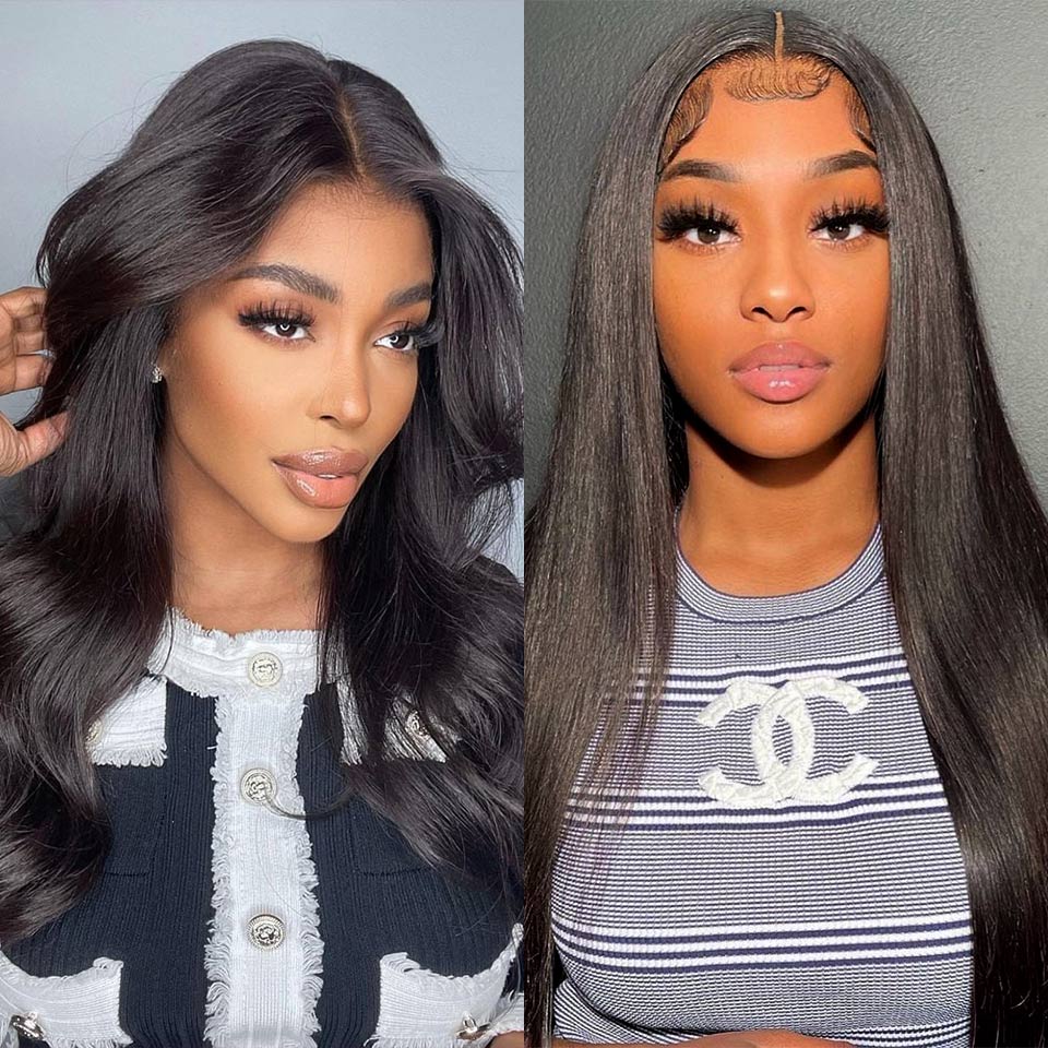 Undetectable Lace Wig Straight And Body Wave For Sale