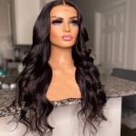 Mscoco Hair Quality 55 Lace Closure Wigs In Body Wave Hair Texture