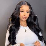 Mscoco Hair Quality 55 Lace Closure Wigs In Body Wave Hair Texture