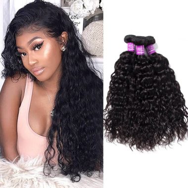Brazilian Water Wave Bundles Virgin Human Hair Weave 3 Bundles