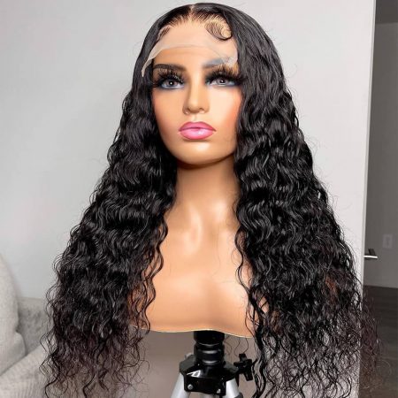 water wave closure wig