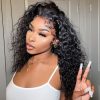 water wave pre plucked lace wig