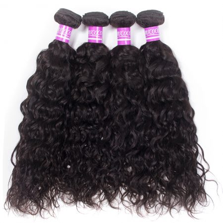 Brazilian Water Wave Hair Virgin Human Hair Weave 4 Bundles