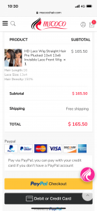 Confirm your order