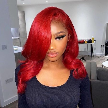 Red Color Wig