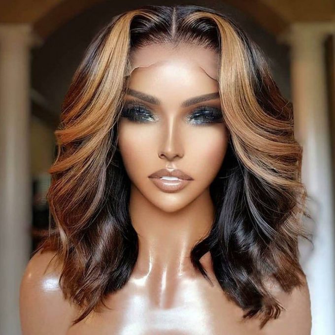 180% Density Body Wave Hair Dark Brown Wig