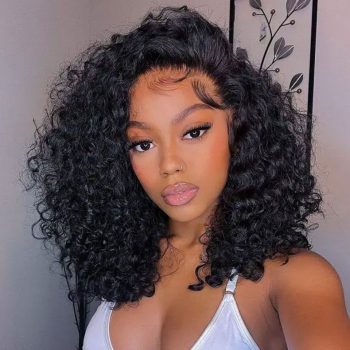 Glueless 6x5 13x4 HD Lace Wig Bouncy Deep Curls Bleached Knots Wig 180% Density