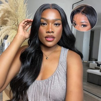 Pull & Go Drawstring Wig Loose Body Wave Glueless 6×5 13×6 HD Lace Wig Natural Hairline