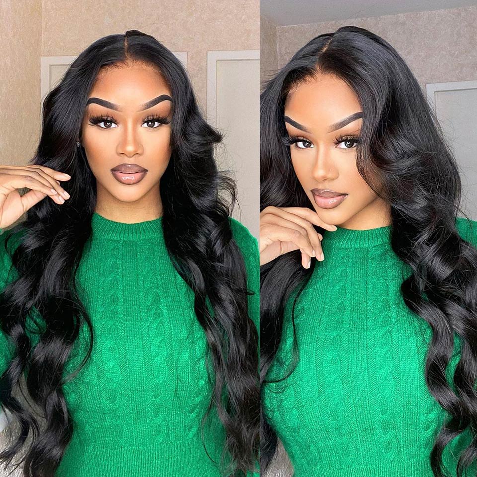 No Glue Needed Wig With Body Wave