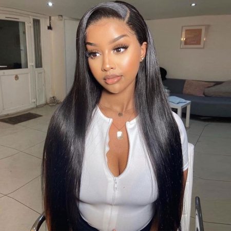 Straight Lace Front Wig Human Hair Lace Wig