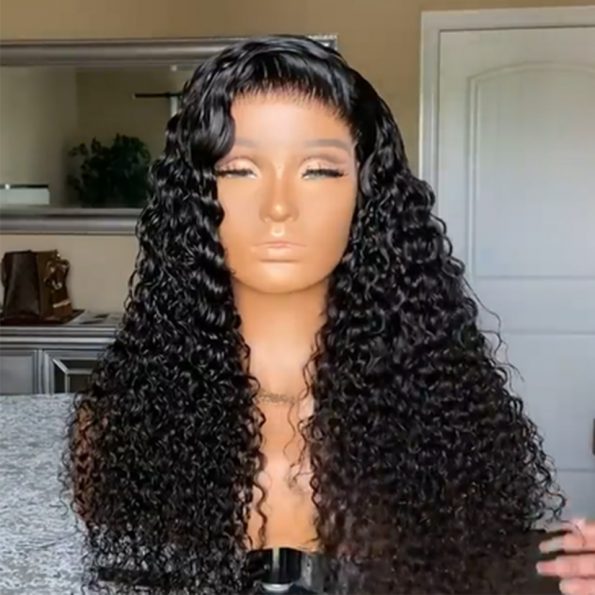 Curly Hair Lace Closure Wig