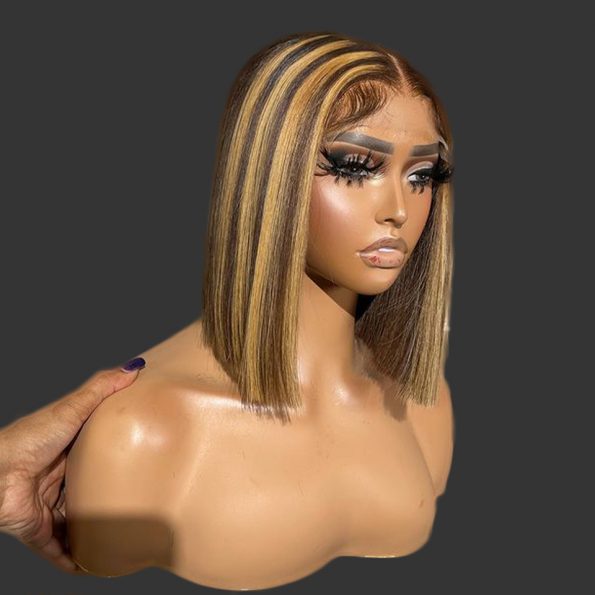 Short Hair Straight HD Lace Frontal Wig