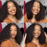Swiss Lace Wig With Curly Hair