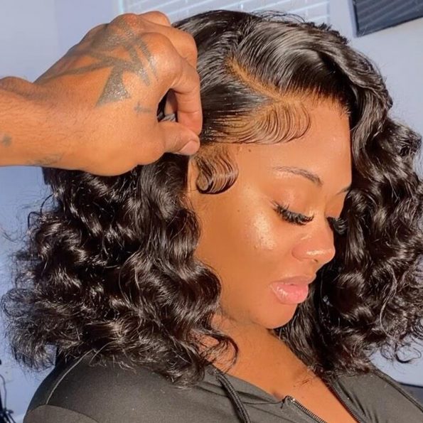 Lace Front Wig With Natural Hairline